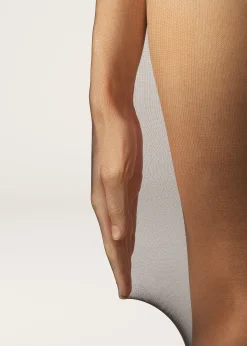 Women Calzedonia 20 Denier Seamless Totally Invisible Sheer Tights