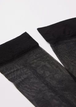 Women Calzedonia 8 Denier Sheer Comfort Cuff Knee-Highs