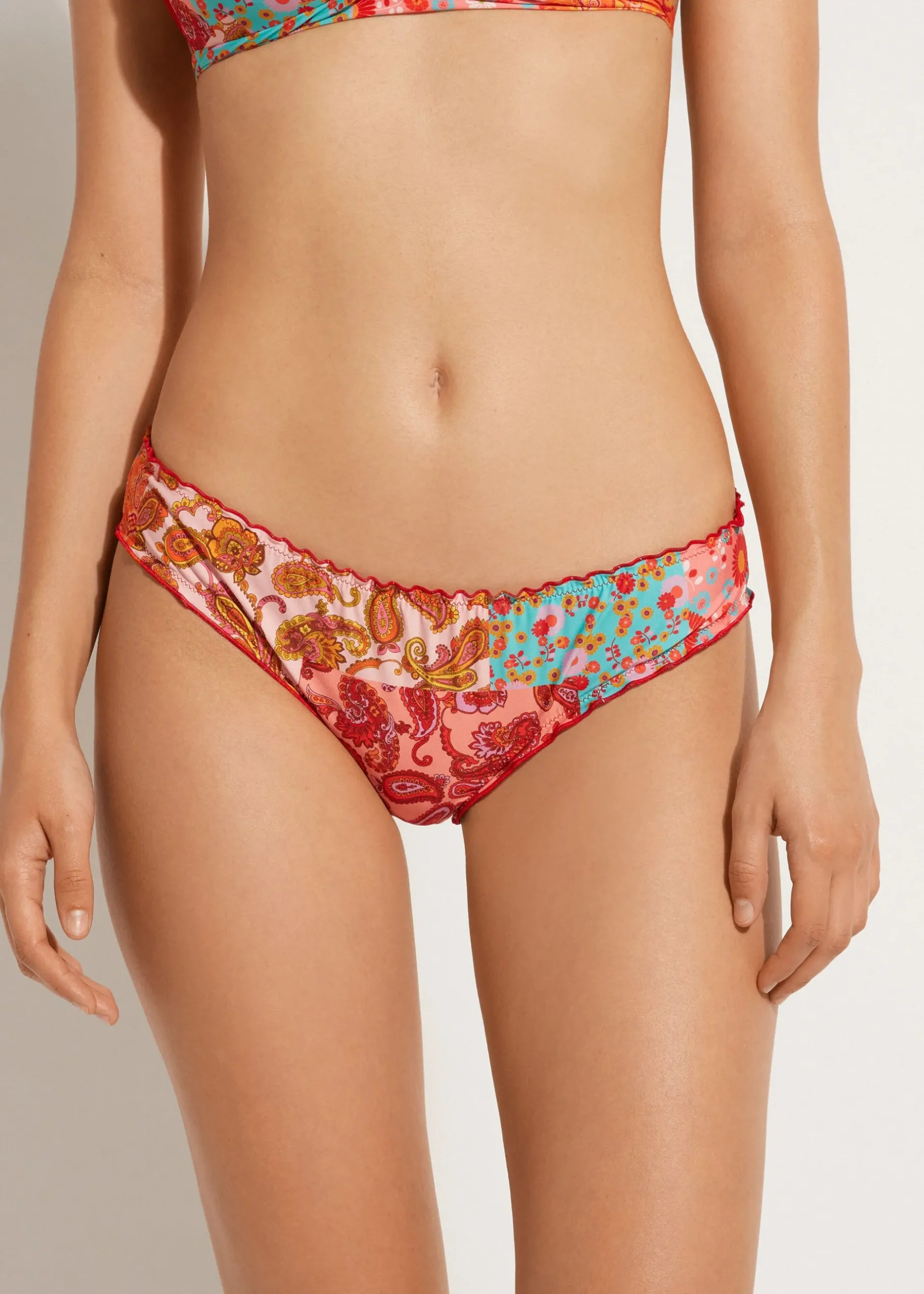 Women Calzedonia Alicante Floral Bikini Bottoms