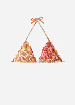 Women Calzedonia Alicante Triangle Bikini Top With Removable Padding