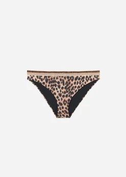 Women Calzedonia Animal Print Bikini Bottoms Bilbao