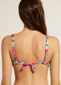 Women Calzedonia Balconette Bikini Top Malibu