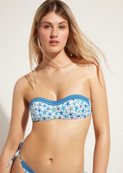 Women Calzedonia Bayahibe Graduated Padded Bandeau Bikini Top