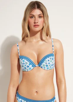 Women Calzedonia Bayahibe Graduated Padded Push-Up Bikini Top