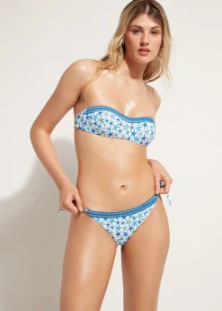 Women Calzedonia Bayahibe Rhinestone Bow Bikini Bottoms