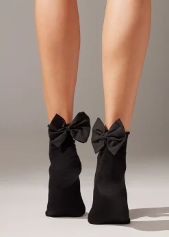 Women Calzedonia Bow Short Socks