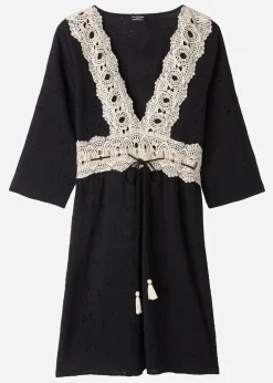 Women Calzedonia Broderie Anglaise Sequin Dress