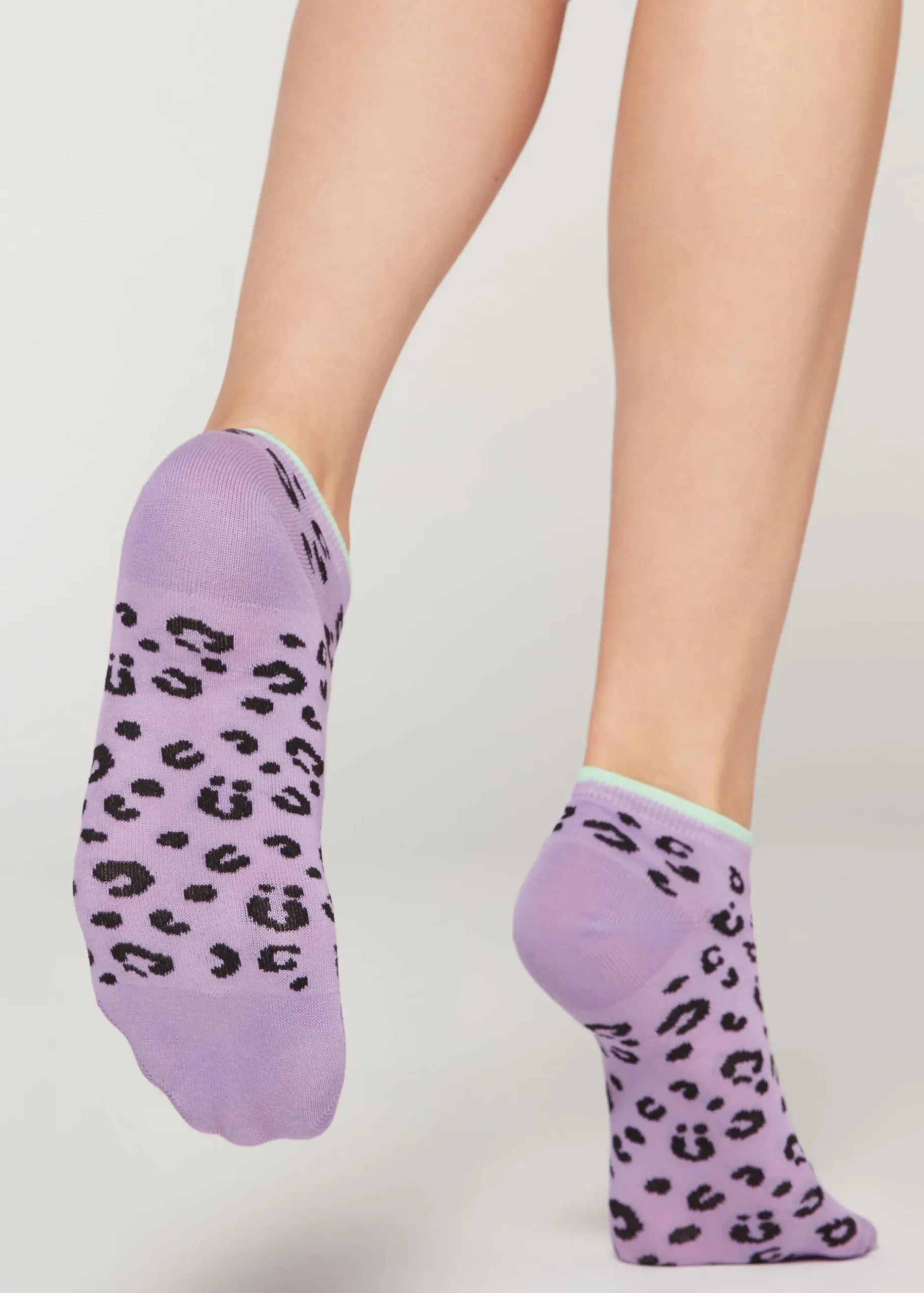 Women Calzedonia Check Print No-Show Socks