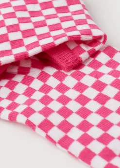 Women Calzedonia Check Print No-Show Socks