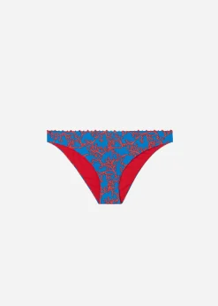 Women Calzedonia Coral Pattern Bikini Bottoms Bali