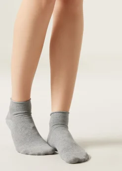 Women Calzedonia Cotton Bandless Short Socks