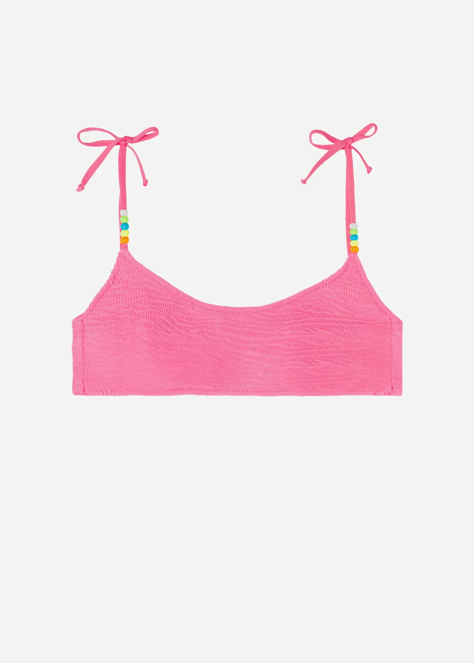 Women Calzedonia Crinkle Crop Bikini Top San Diego