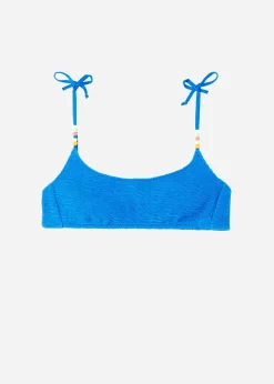 Women Calzedonia Crinkle Crop Bikini Top San Diego
