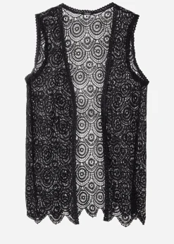 Women Calzedonia Crochet Gilet
