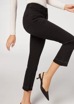 Women Calzedonia Cropped Flare Jeans