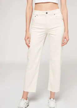 Women Calzedonia Cropped Straight Jeans