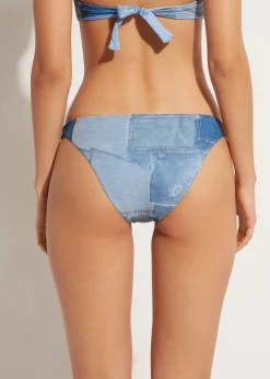Women Calzedonia Denim Bikini Bottoms Ibiza