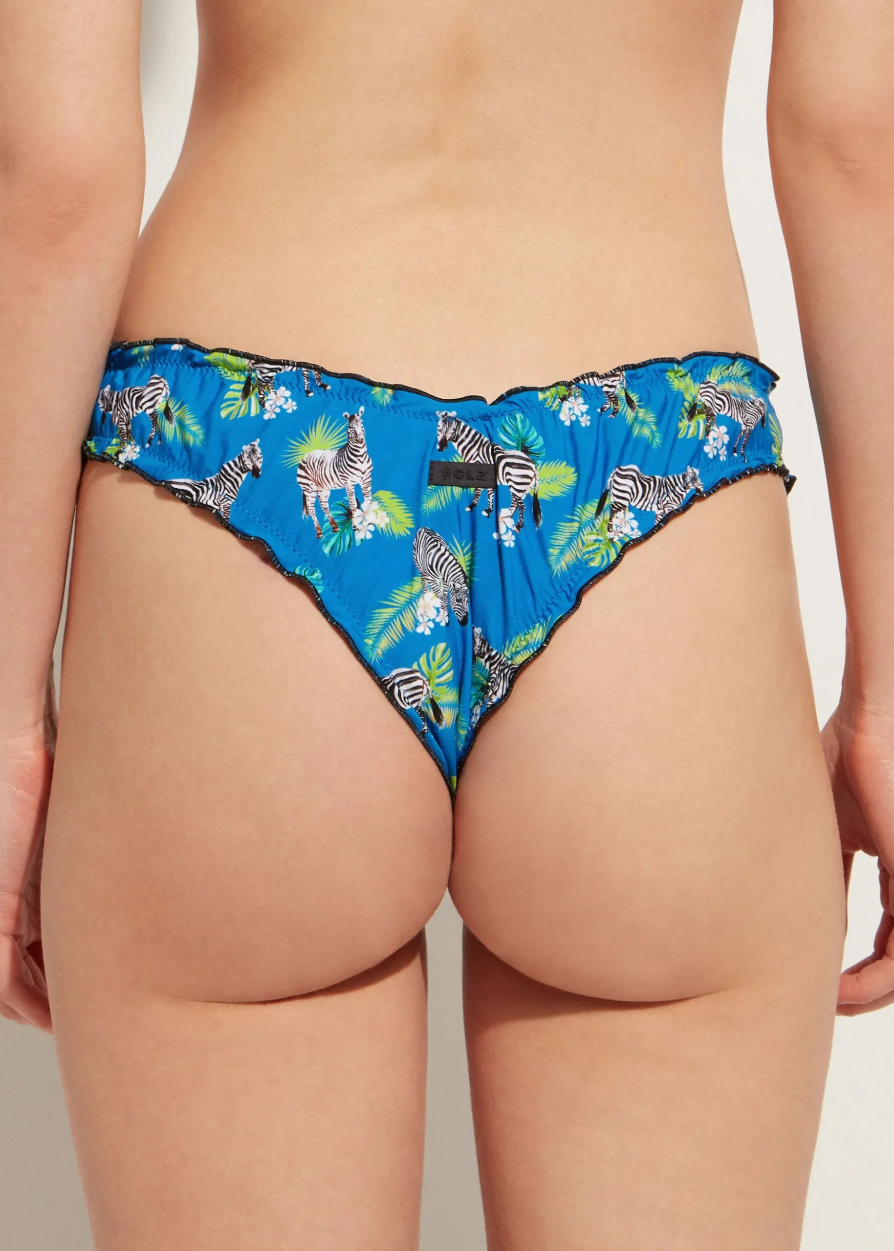 Women Calzedonia Double Face High-Leg Brazilian Bikini Bottoms Cancun