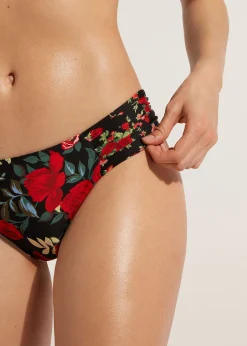 Women Calzedonia Double Face Ruched Bikini Bottoms Nizza