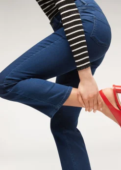 Women Calzedonia Eco Light Denim Cropped Flared Jeans