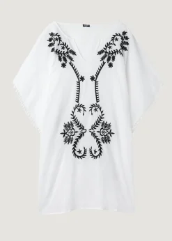 Women Calzedonia Embroidery And Passementerie Kimono Kaftan