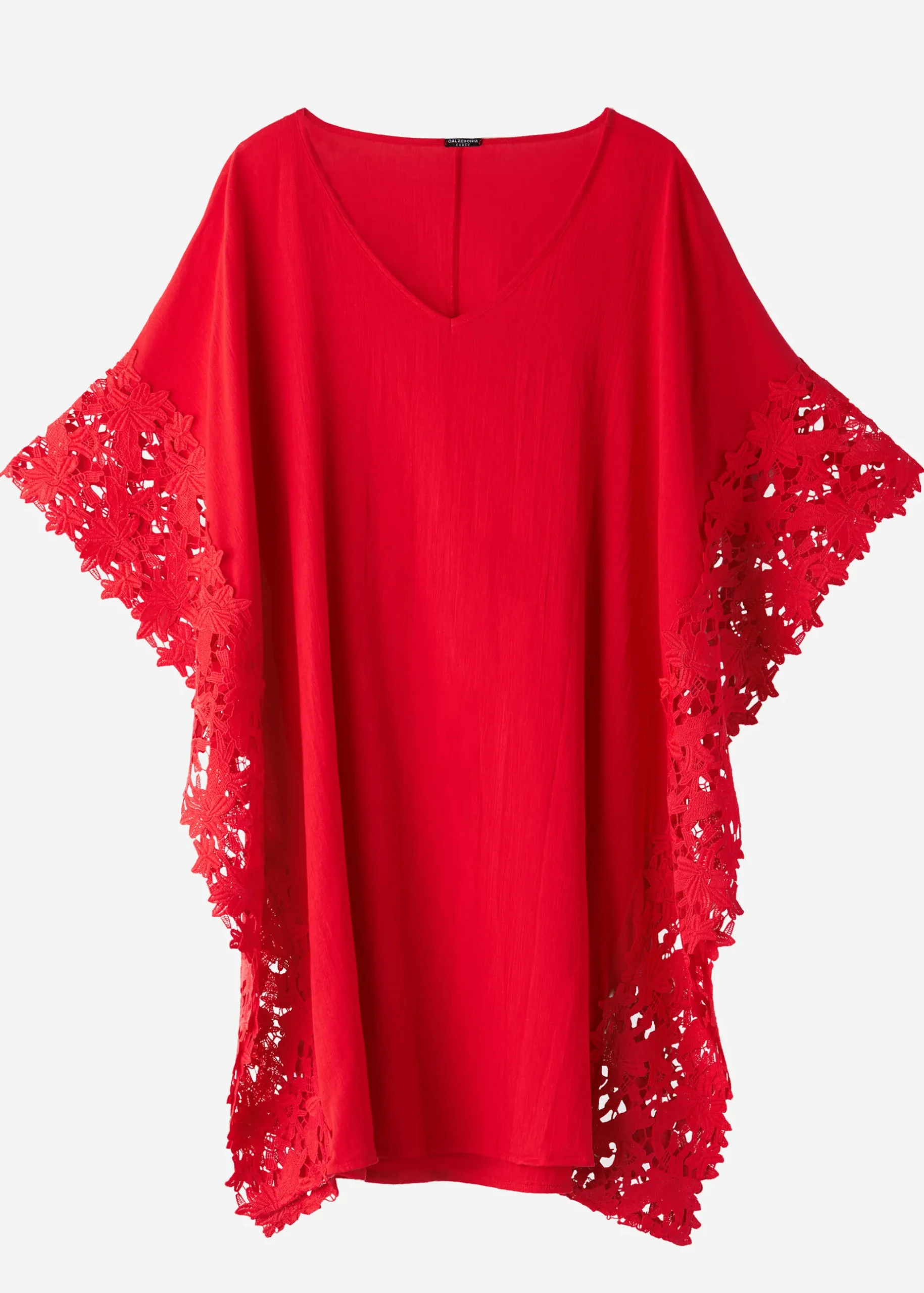 Women Calzedonia Floral Macrame Lace Kaftan