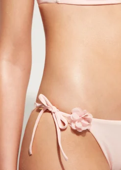 Women Calzedonia Floral Tie Bikini Bottoms Honolulu