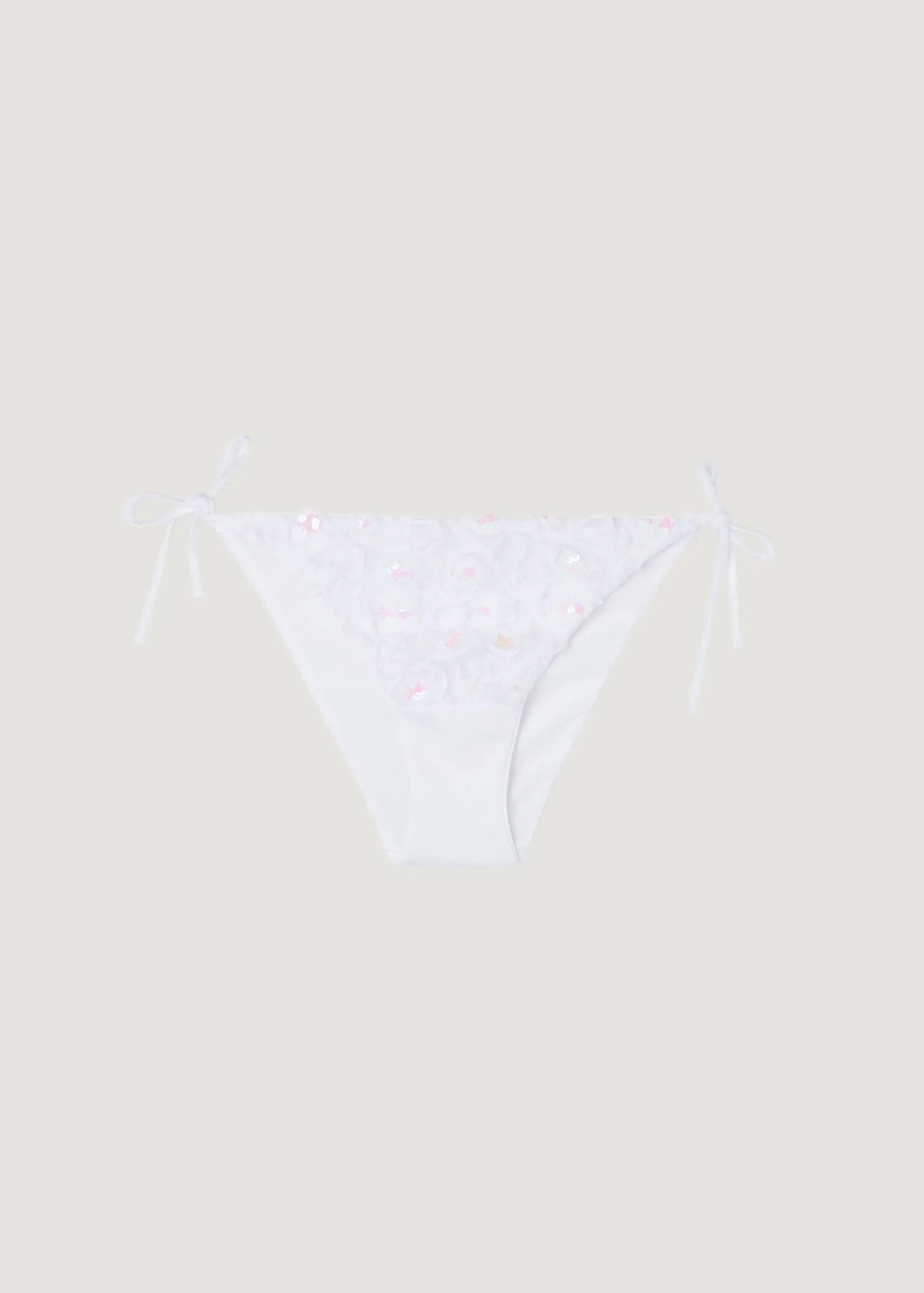 Women Calzedonia Floral Tie Bikini Bottoms Parigi