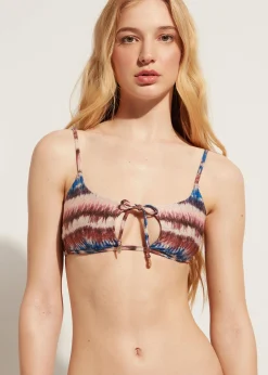 Women Calzedonia Formentera Cut-Out Crop Bikini Top