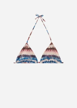 Women Calzedonia Formentera Triangle Bikini Top With Removable Padding