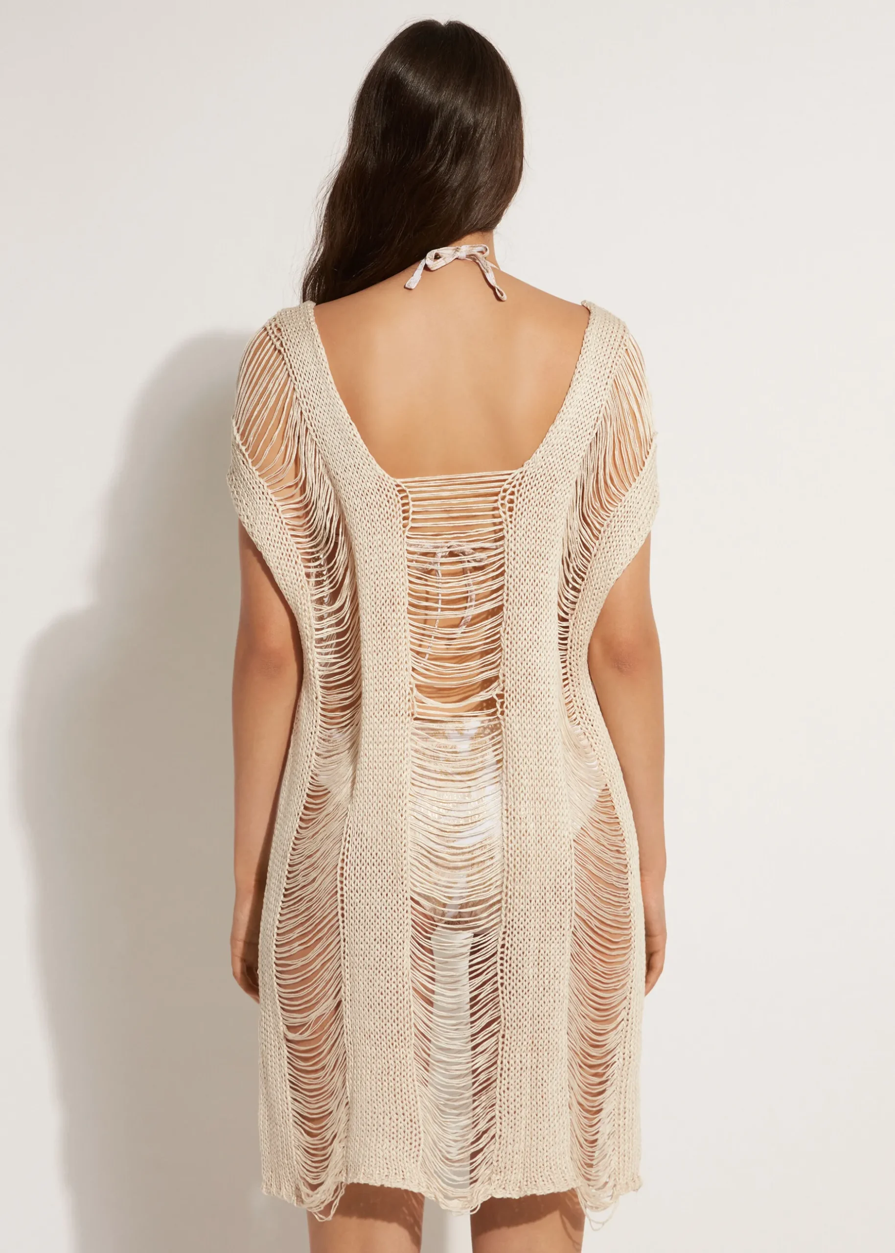 Women Calzedonia Fringed Short Kaftan