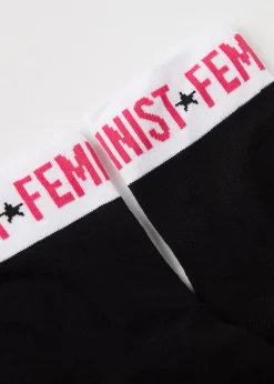 Women Calzedonia Girl Power Print Short Socks