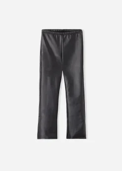 Kids Calzedonia Girls' Coated-Effect Miniflare Thermal Leggings