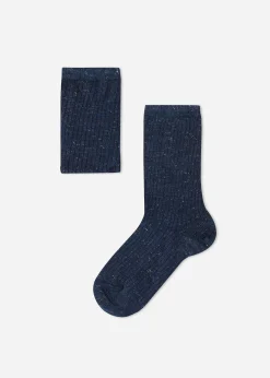 Kids Calzedonia Girls' Glitter Cashmere Short Socks