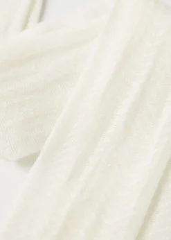 Kids Calzedonia Girls' Wave-Patterned Micronet Tights