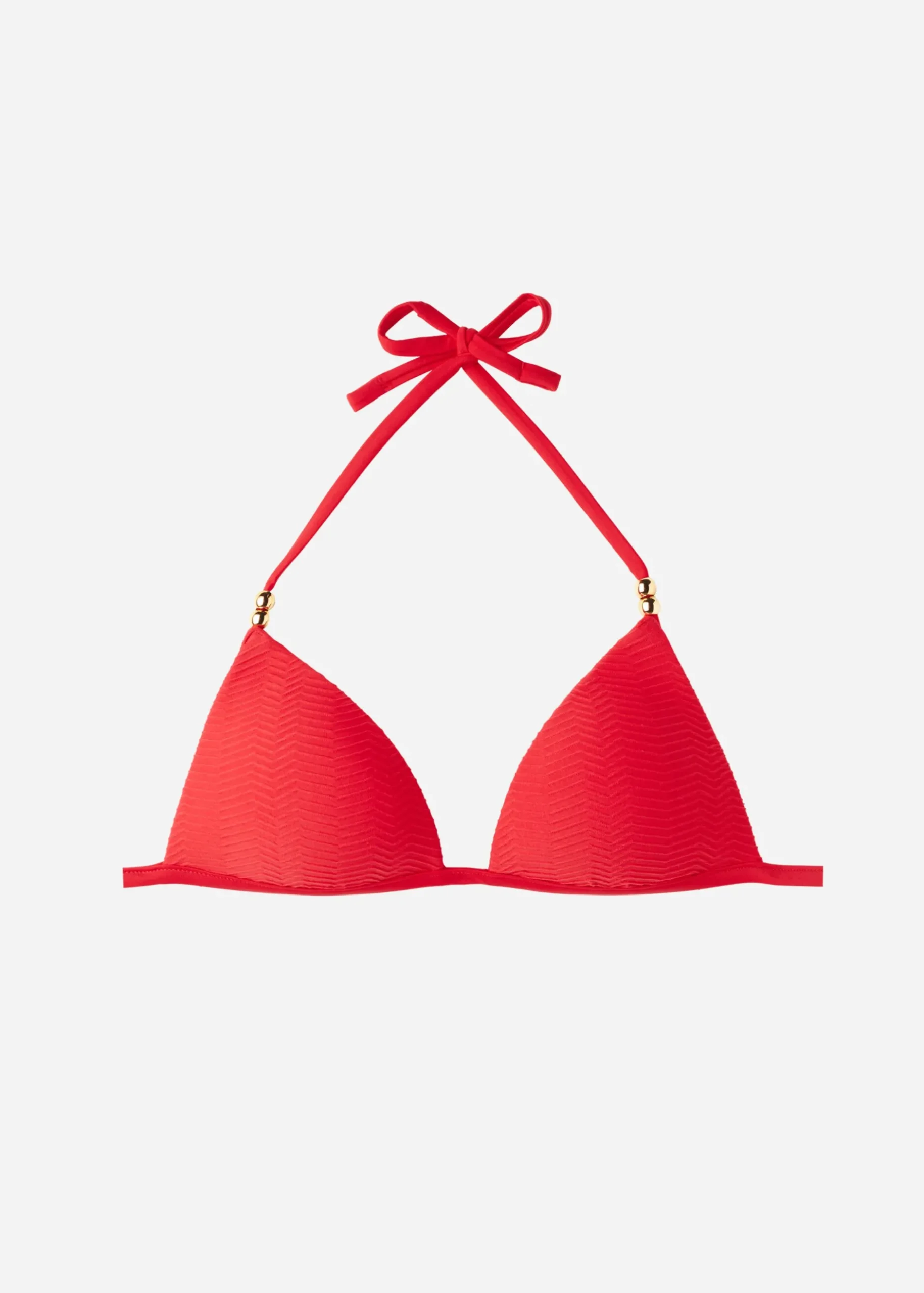 Women Calzedonia Graduated Padded Triangle Bikini Top Casablanca