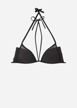 Women Calzedonia Graduated Padded Triangle Bikini Top Tokyo