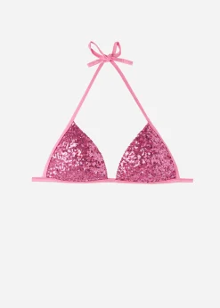 Women Calzedonia Graduated Padded Triangle Bikini Top Cannes
