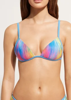 Women Calzedonia Graduated Padded Triangle Bikini Top Maiorca