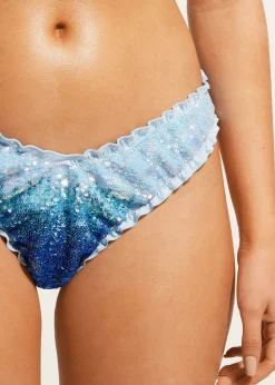 Women Calzedonia High-Leg Brazilian Bikini Bottoms Seychelles