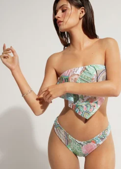 Women Calzedonia High-Leg Brazilian Bikini Bottoms Saint Tropez