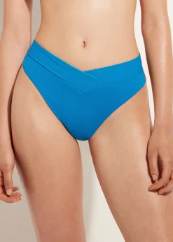 Women Calzedonia High-Waisted V-Cut Bikini Bottoms Indonesia