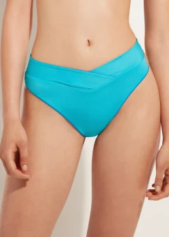 Women Calzedonia High-Waisted V-Cut Bikini Bottoms Indonesia