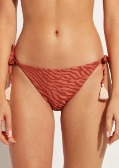 Women Calzedonia Istanbul Zebra Print Bow Bikini Bottoms