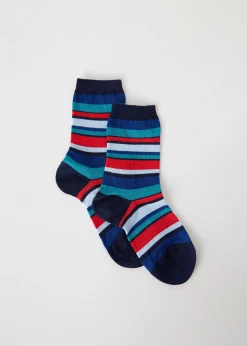 Kids Calzedonia Kids' Striped Short Socks