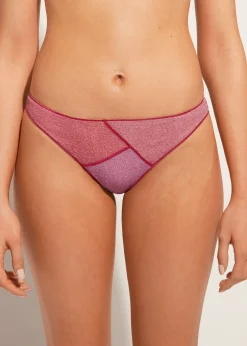 Women Calzedonia Lame Bikini Bottoms Lisbona