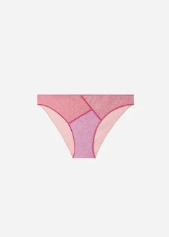 Women Calzedonia Lame Bikini Bottoms Lisbona