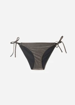 Women Calzedonia Lame Tie Bikini Bottoms Hollywood