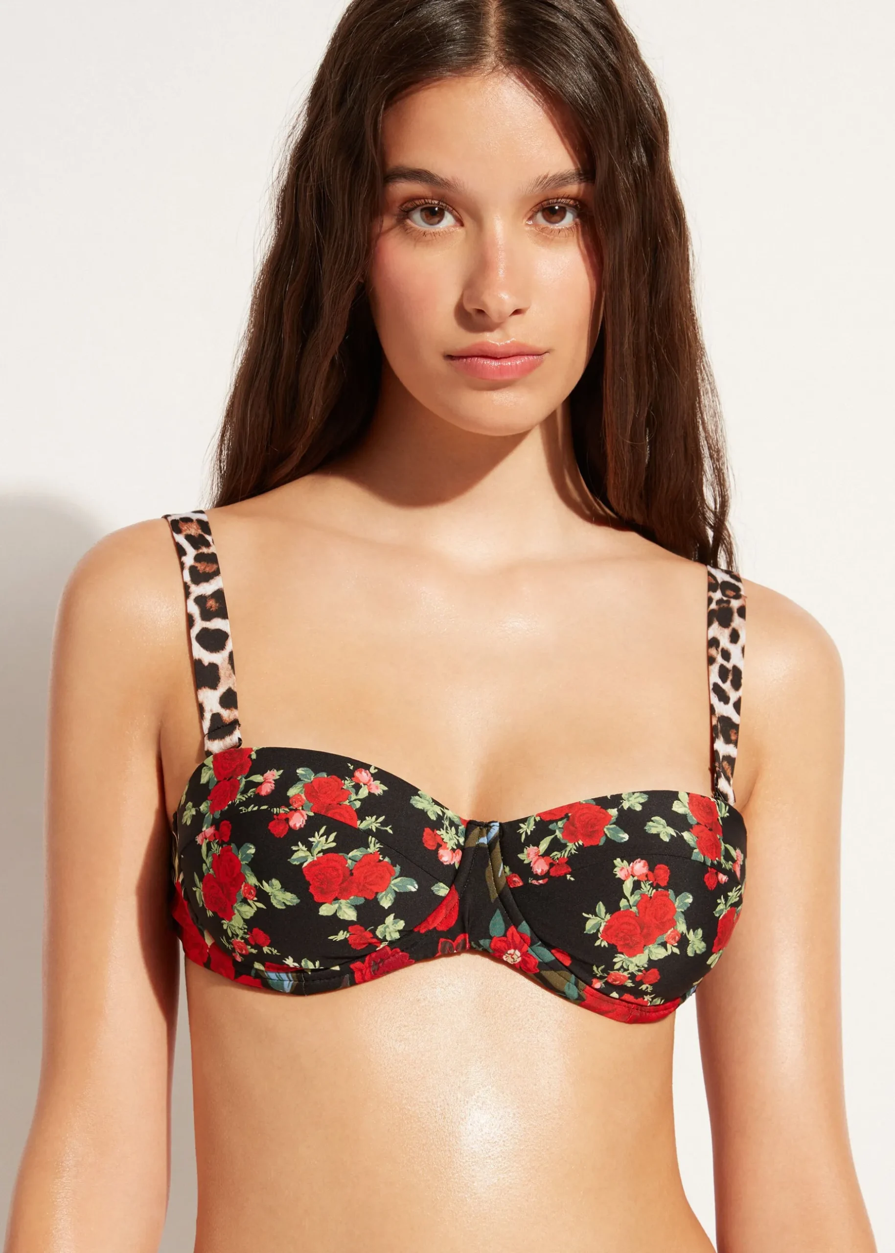 Women Calzedonia Lightly Padded Bandeau Bikini Top Nizza