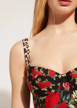 Women Calzedonia Lightly Padded Double Face Swimsuit Nizza